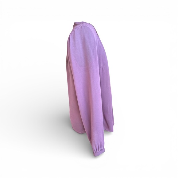 Boden Lilac Textured Blouse - Picture 3 of 9